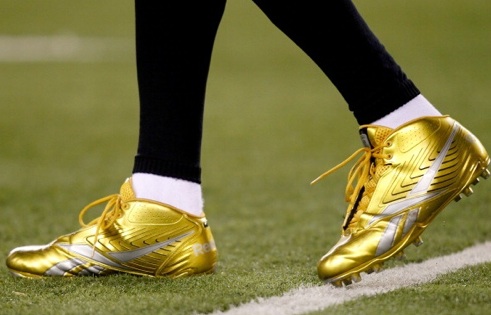 The Golden Shoes of the Chad Ochocinco